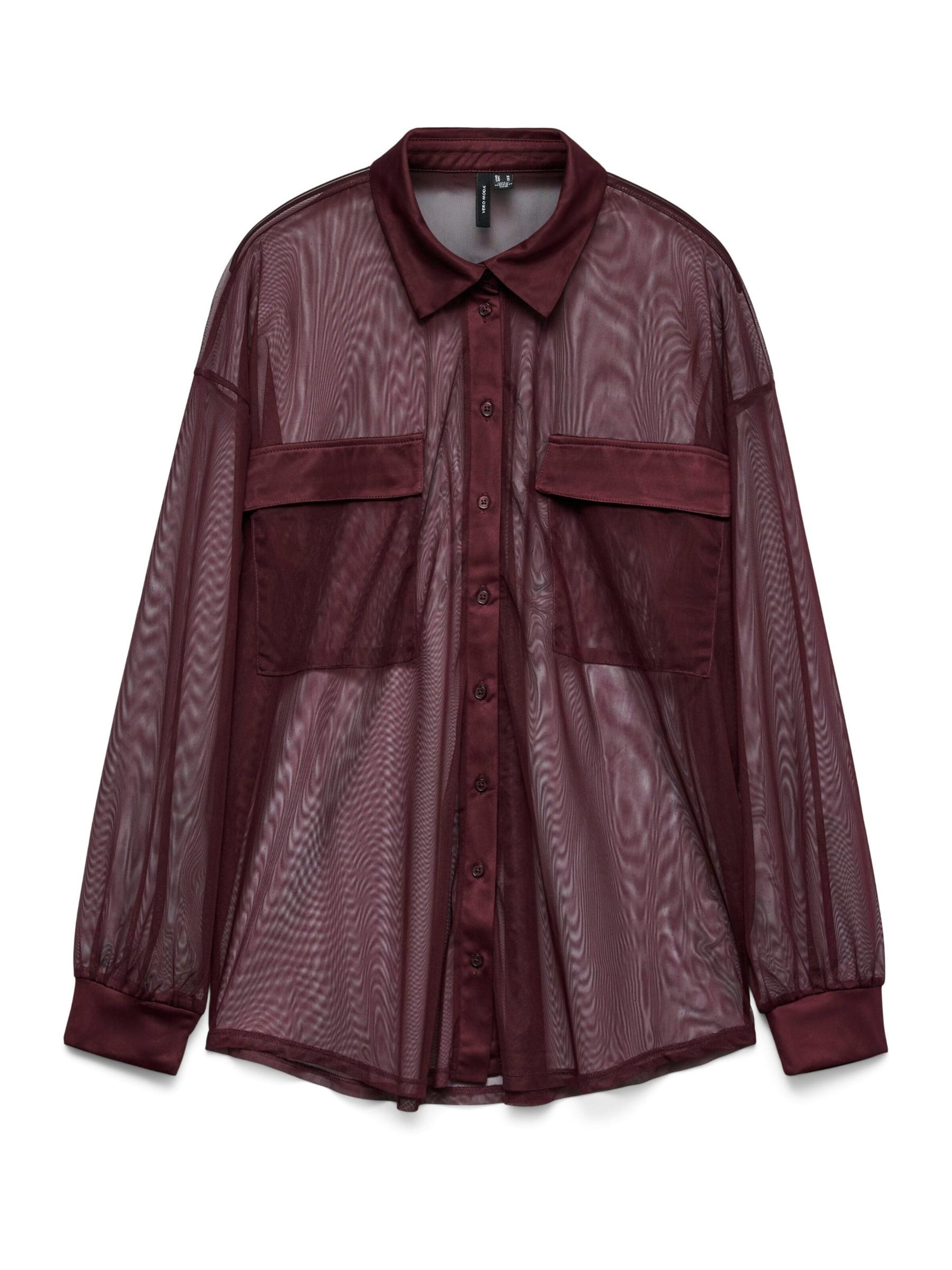 VERO MODA Blouse 'Camicie' in Red: front