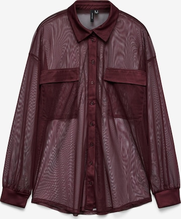 Chemisier 'Camicie' VERO MODA en rouge : devant