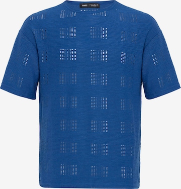 Tricou de la VAMOS CLO pe albastru: față