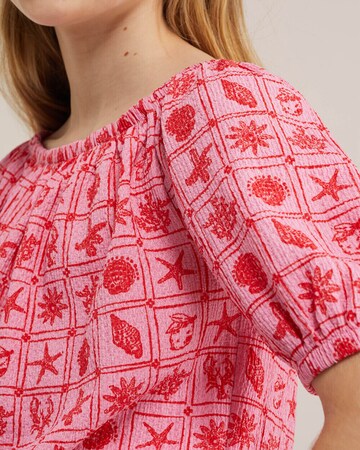 WE Fashion Блузка в Ярко-розовый