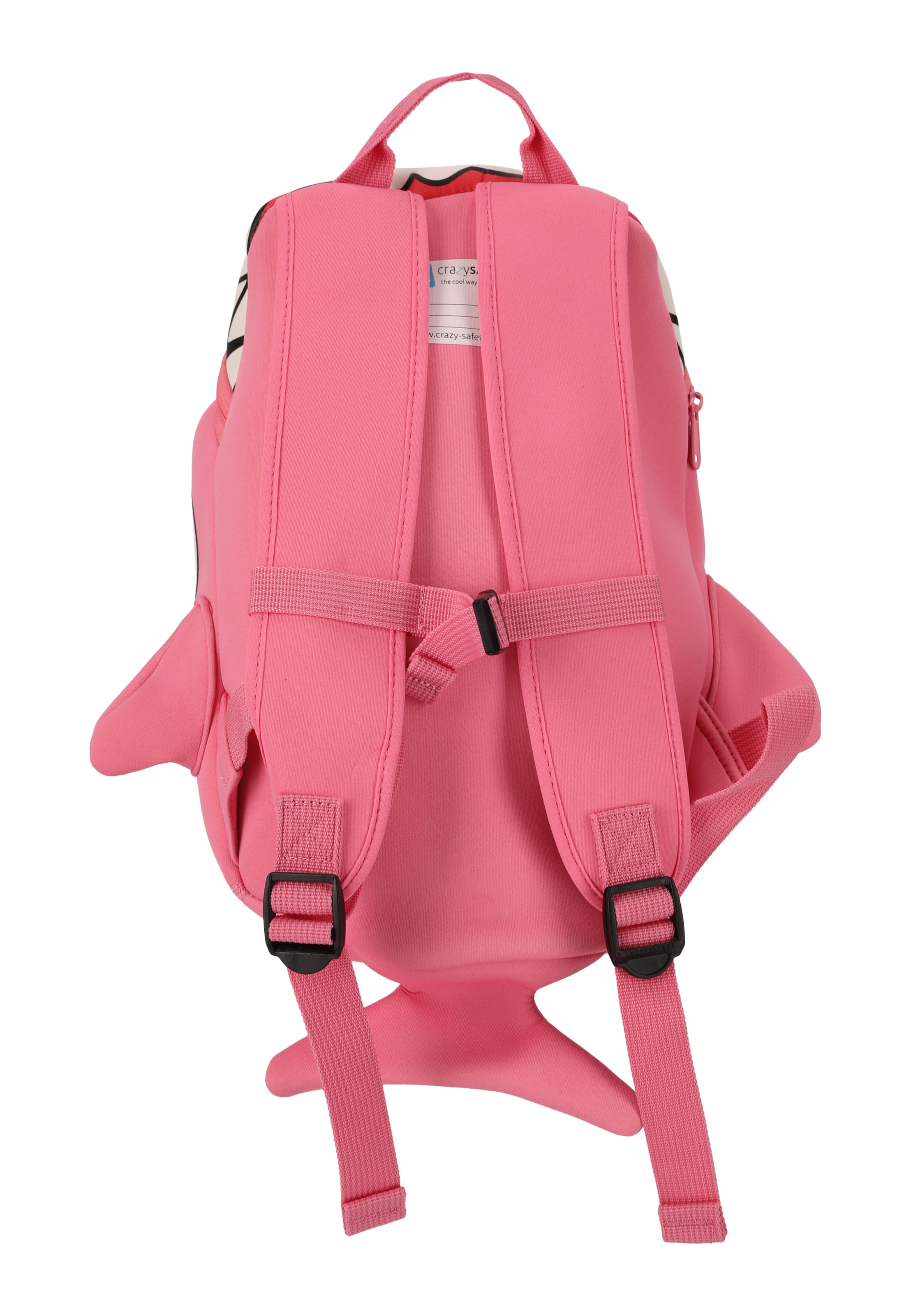 Crazy Safety Backpack 'Shark' in Pink