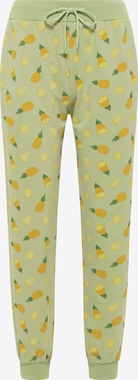 MYMO Housut värissä sinappi / vaaleankeltainen / vihreä / vaaleanvihreä, Tuotenäkymä