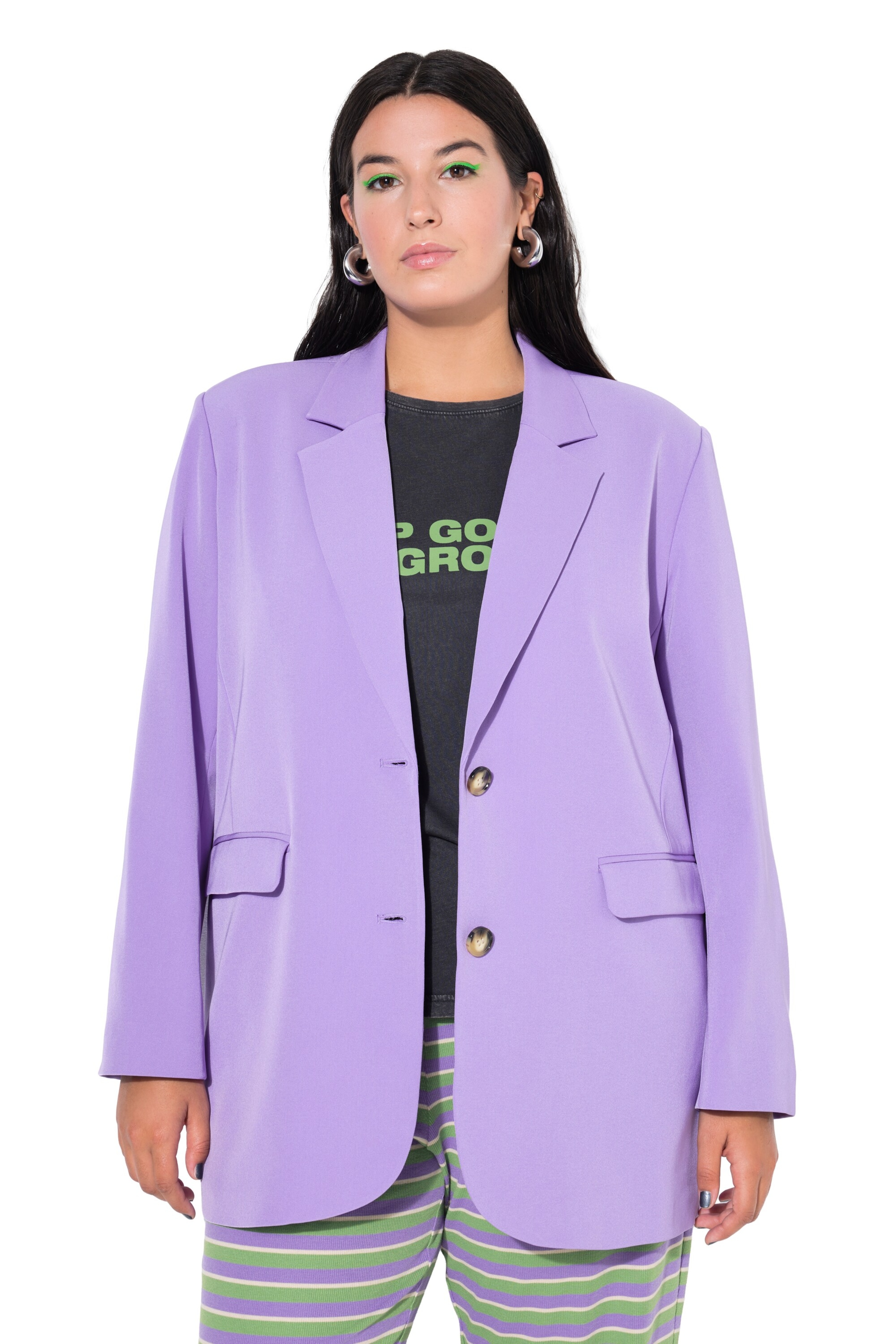 Studio Untold Blazer in Purple: front