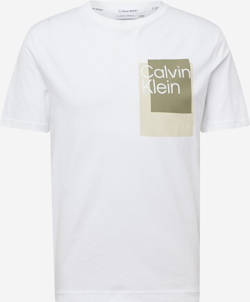 Calvin Klein Tričko - biela: predná strana