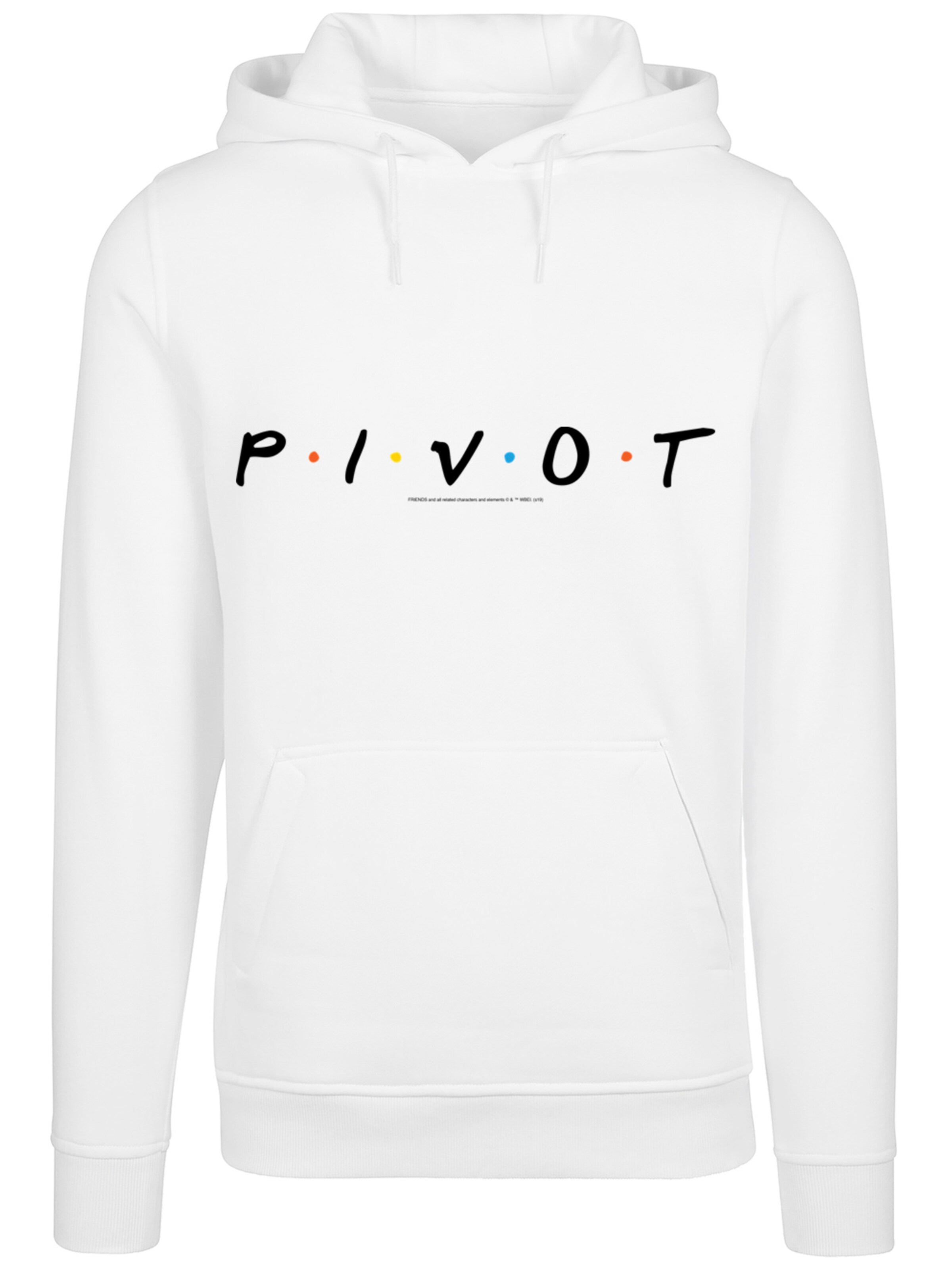 F4NT4STIC Sweatshirt 'Friends Pivot' in White: front