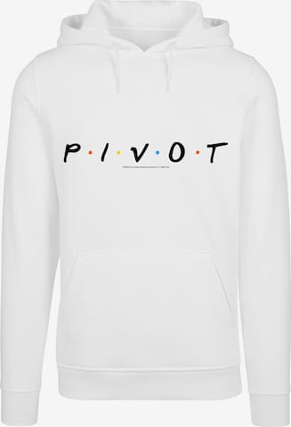 Sweat-shirt 'Friends Pivot' F4NT4STIC en blanc : devant