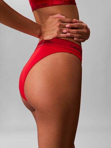 Slip Calvin Klein en rouge