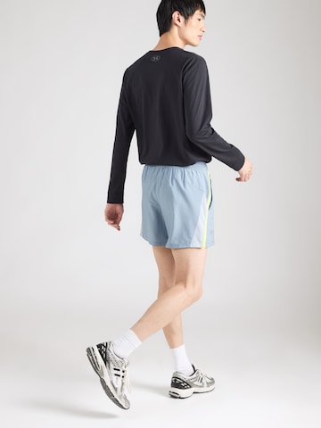UNDER ARMOUR Regular Workout Pants 'LAUNCH 5' in Blue