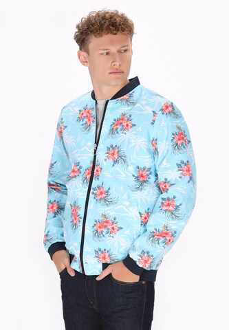 MO Tussenjas in Blauw: voorkant