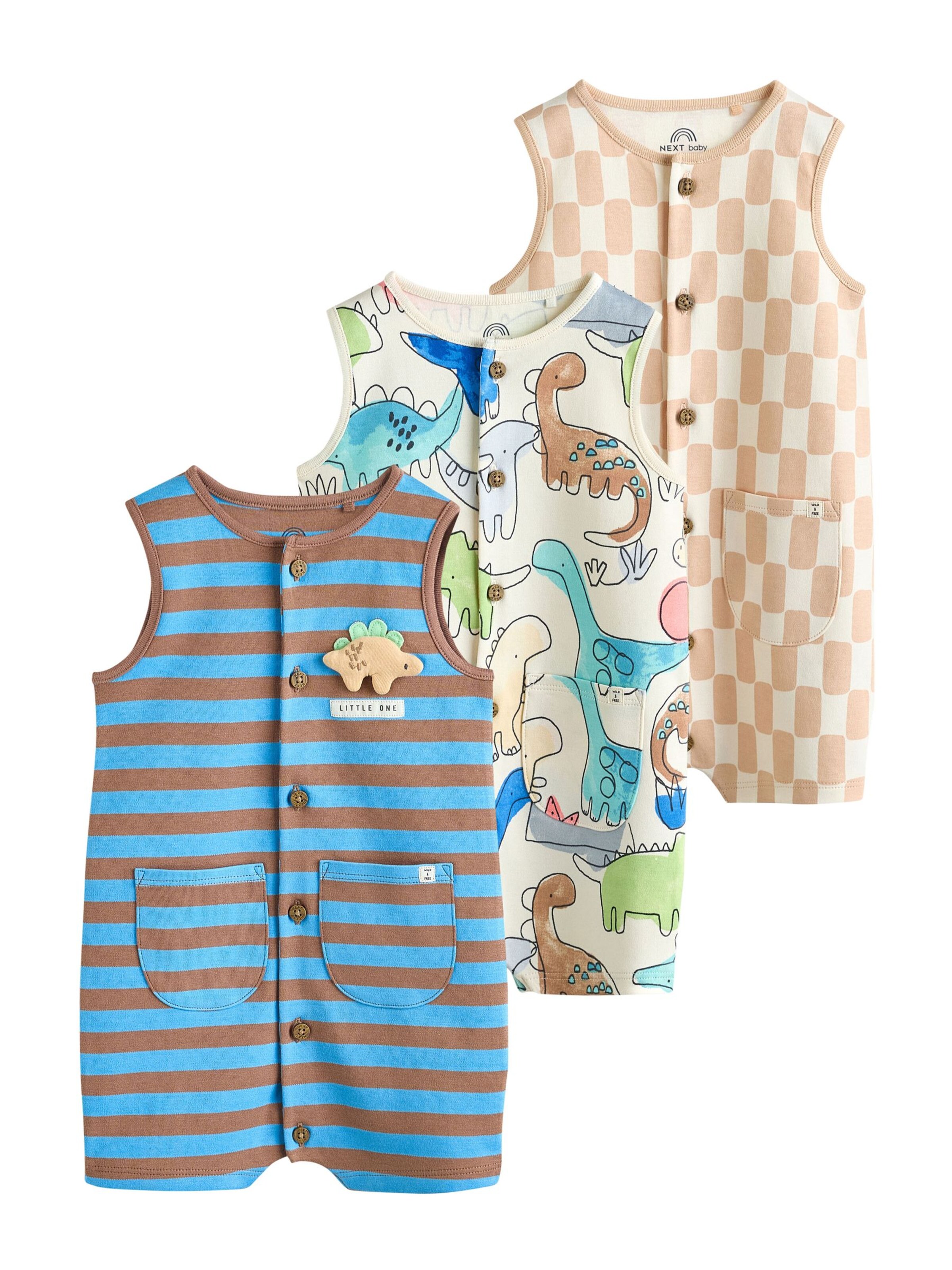 Barboteuse / body Next en mélange de couleurs : devant