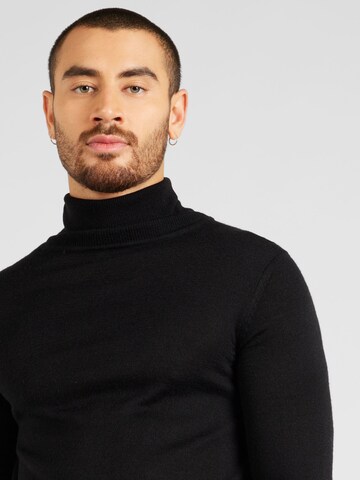 Bruun & Stengade Pullover 'Saturn' in Schwarz