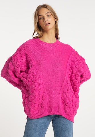 Pull-over IZIA en rose : devant