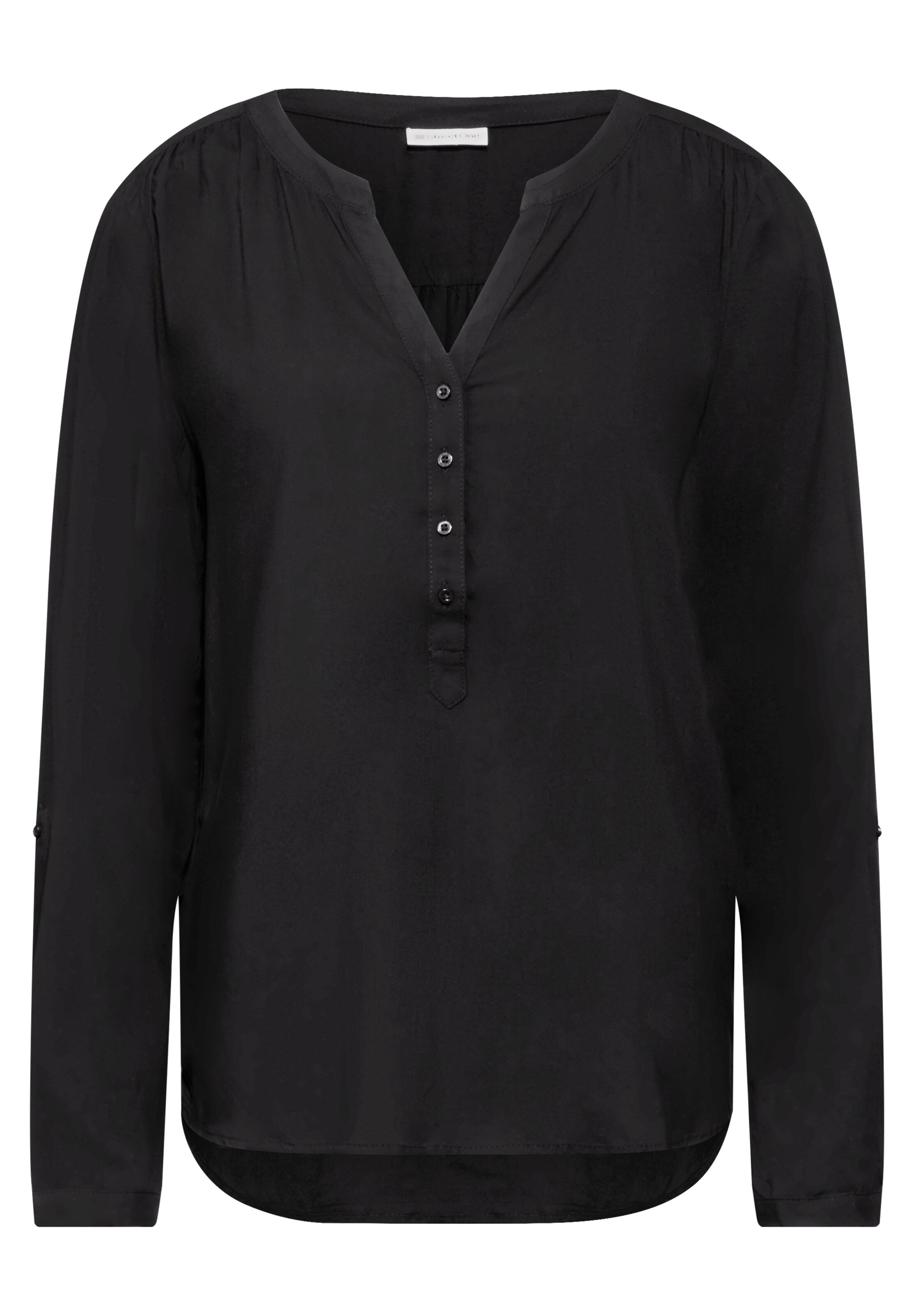 STREET ONE Bluse in Schwarz: Vorderseite