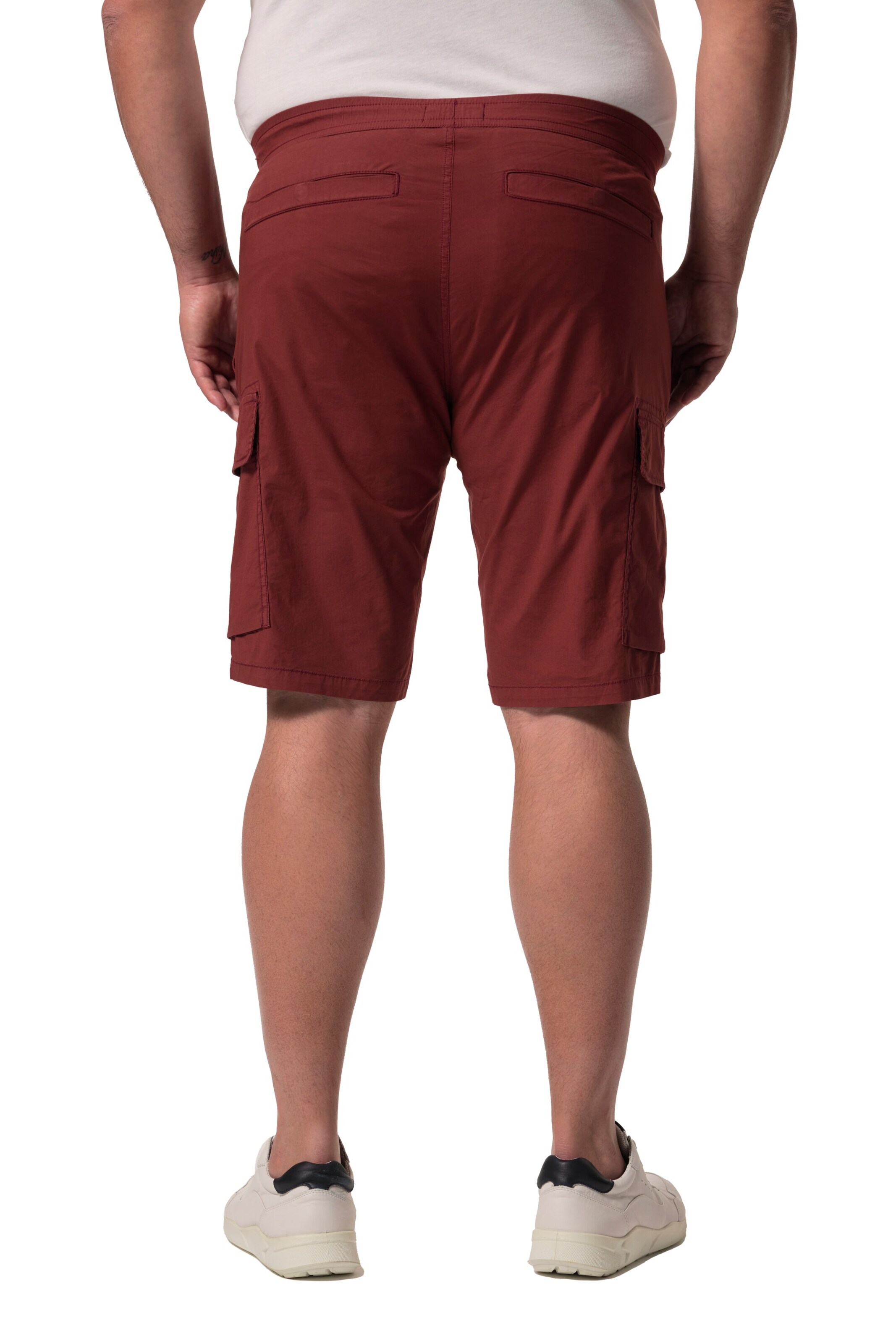 Men Plus Loosefit Broek in Rood