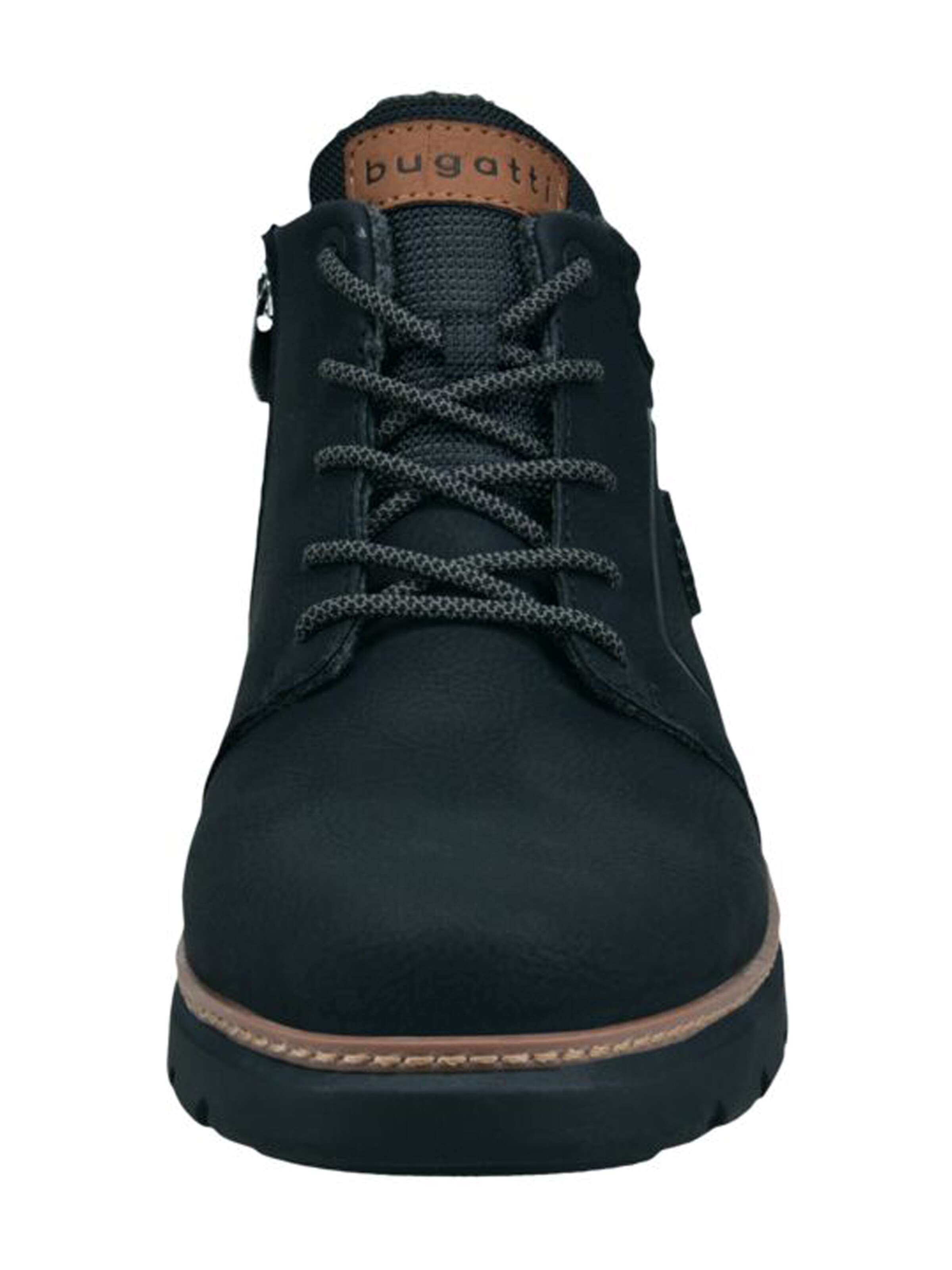 bugatti Μπότες με κορδόνια σε μαύρο