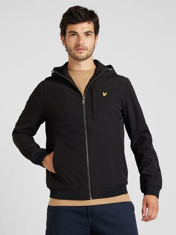 Veste mi-saison Lyle & Scott en noir : devant