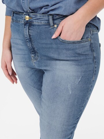 ONLY Carmakoma Flared Jeans 'Charles' in Blauw