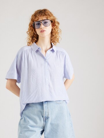 Soft Rebels Bluse 'Adeline' in Blau: predná strana