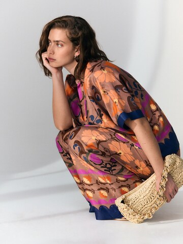 Wide Leg Pantalon Next en marron