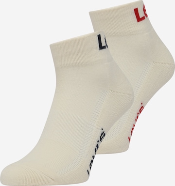 LEVI'S Къси чорапи в бяло: отпред