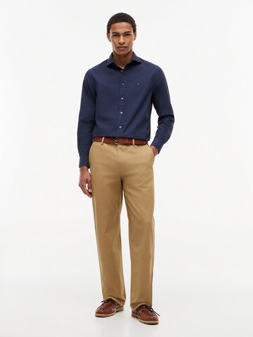 TOMMY HILFIGER Regular Fit Hemd in Blau