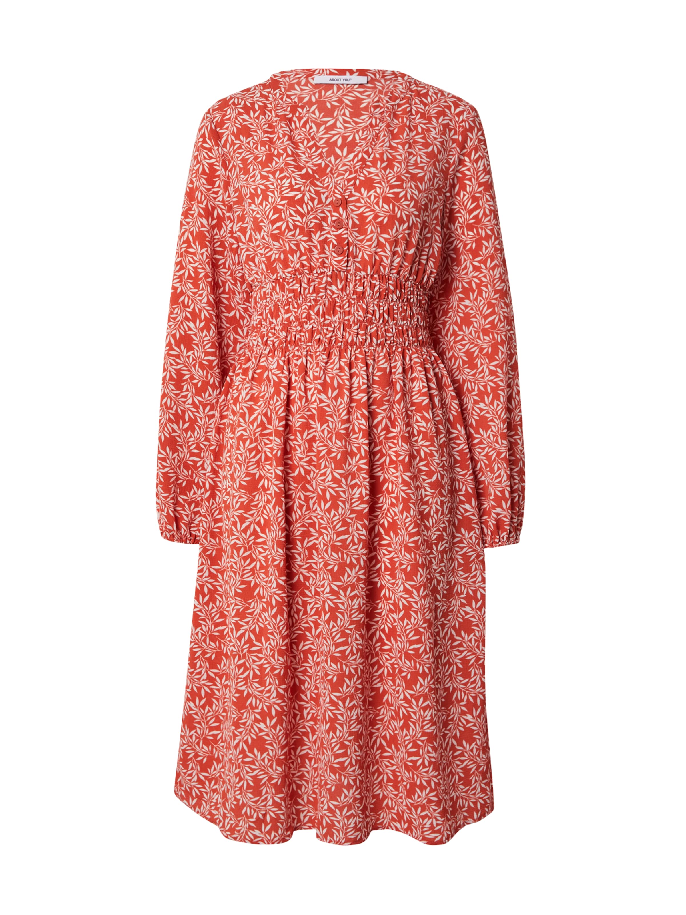 ABOUT YOU Obleka 'Cora' | oranžna barva: sprednja stran