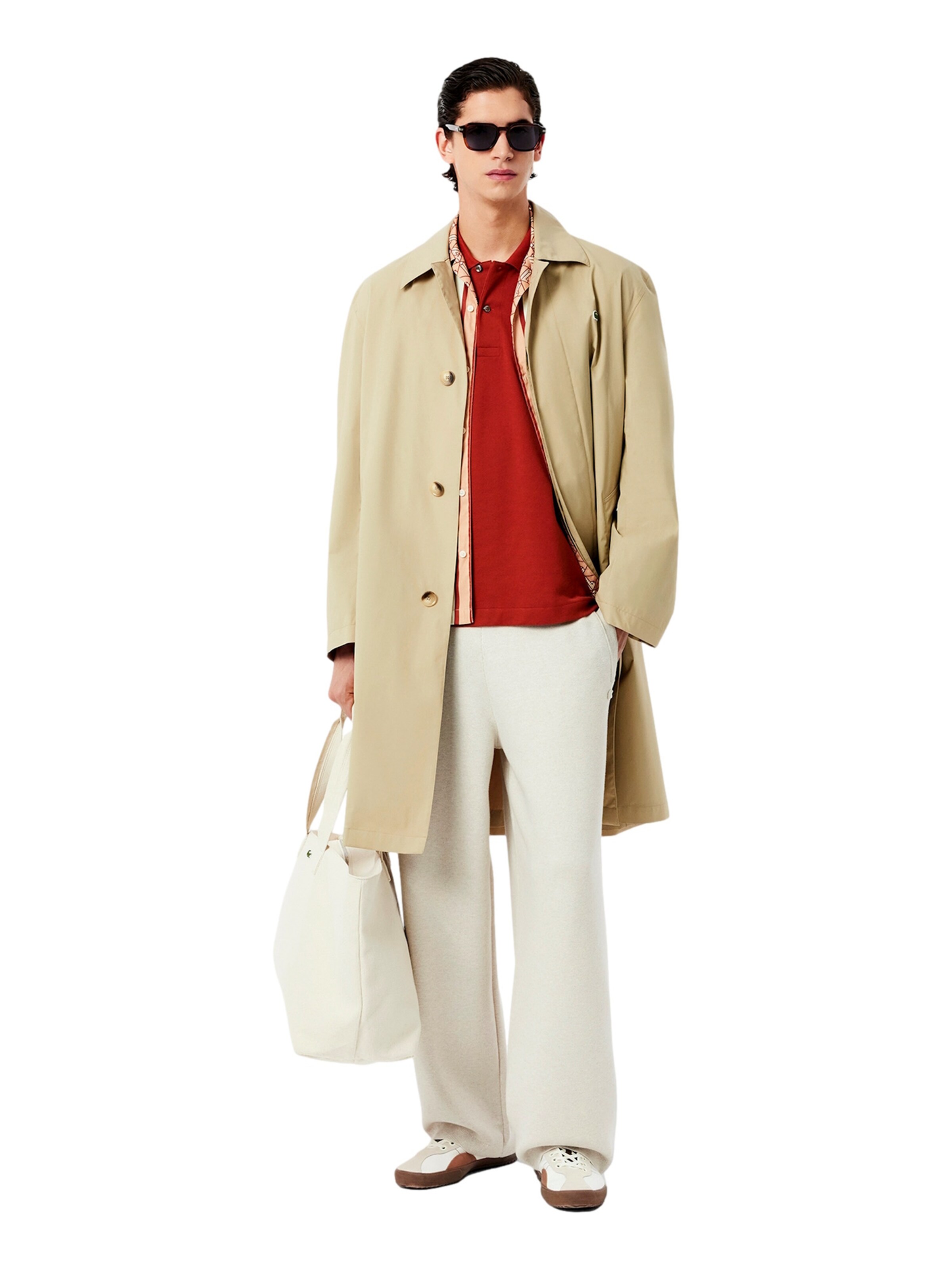 LACOSTE Regular fit Shirt in Rood