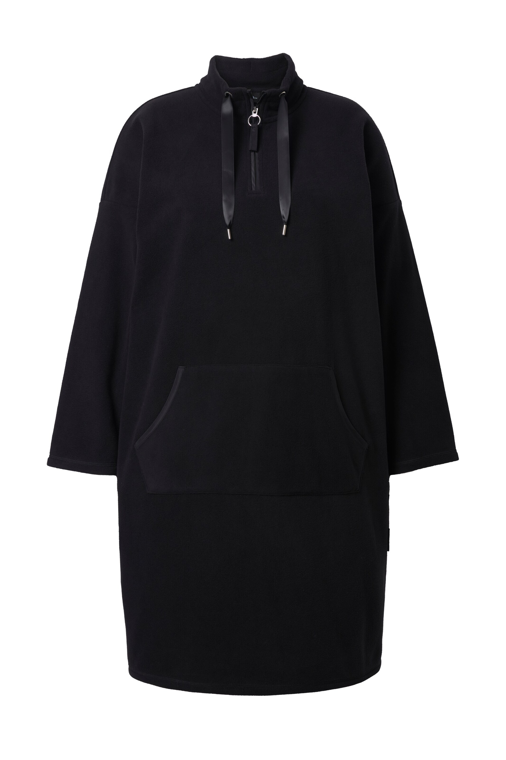 Ulla Popken Nachthemd in Zwart: voorkant