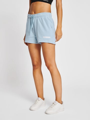 Hummel regular Παντελόνι φόρμας 'Legacy' σε μπλε: μπροστά