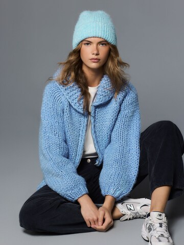 Next Knit Cardigan in Blue: front