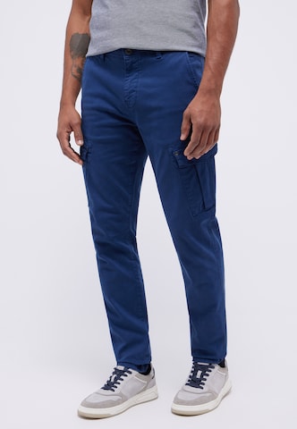 MUSTANG Loose fit Cargo Pants in Blue: front