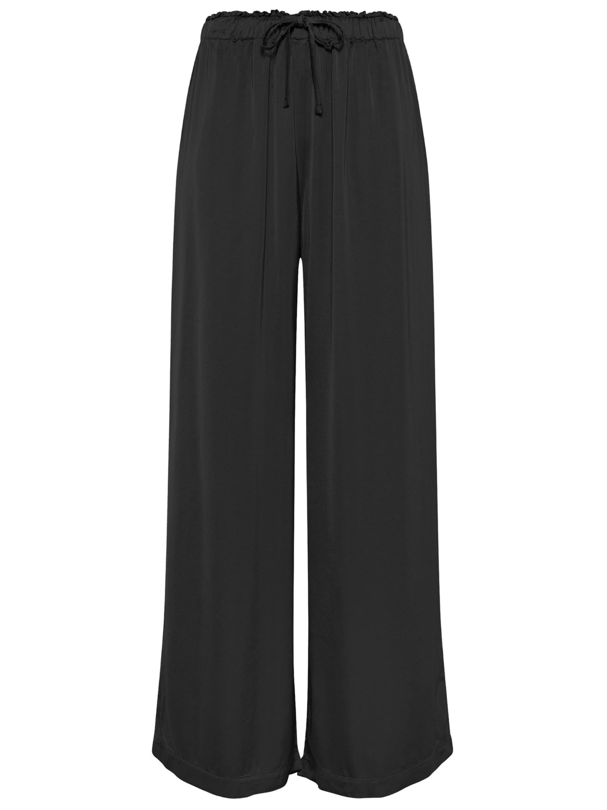 Wide leg Pantaloni 'Palazzo' di DEHA in nero: frontale