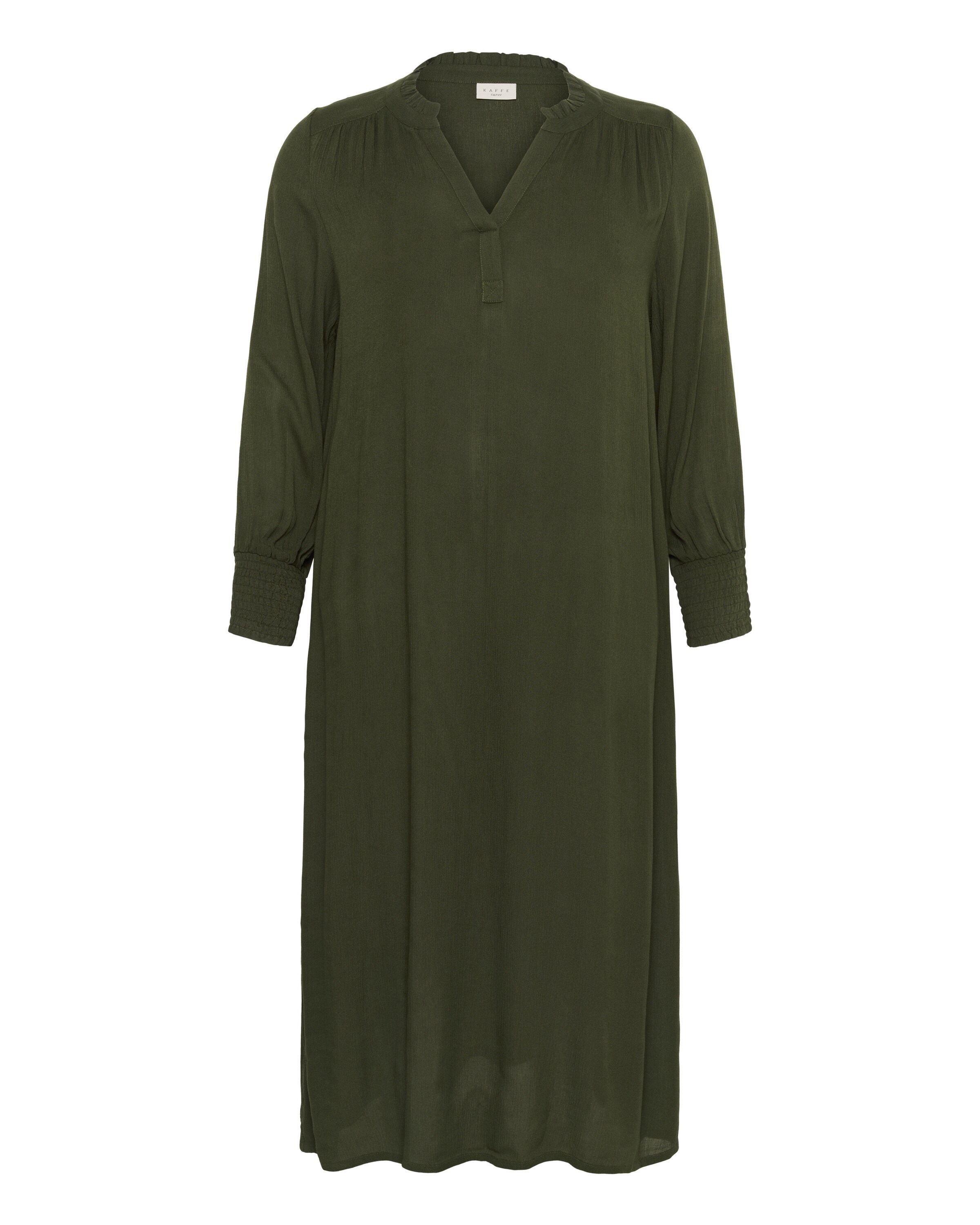 KAFFE CURVE Kleid 'Miriam' in Blau: Vorderseite