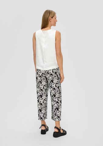 s.Oliver Wide leg Broek in Zwart