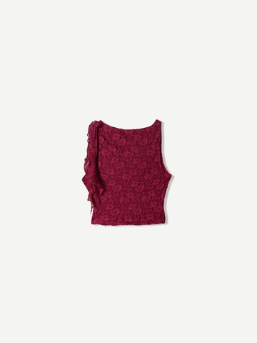 Top di Bershka in rosso