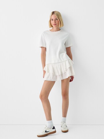 Jupe Bershka en blanc