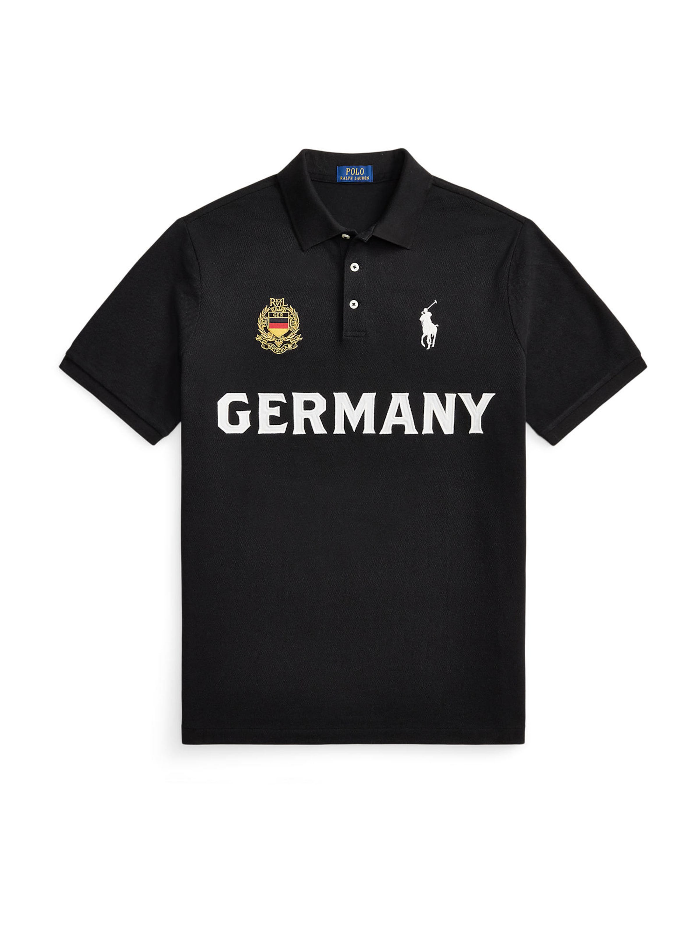 Polo Ralph Lauren Тениска в черно: отпред
