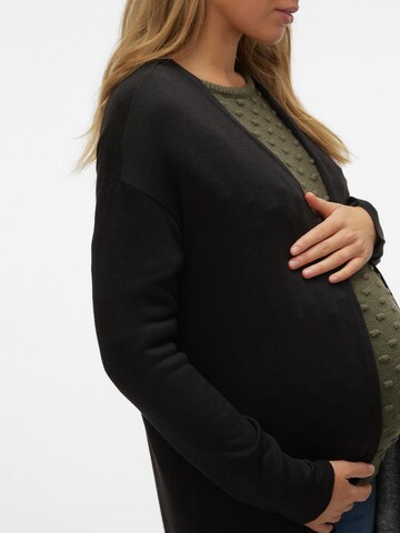 Vero Moda Maternity Gebreid vest 'VMMBrianna' in Zwart