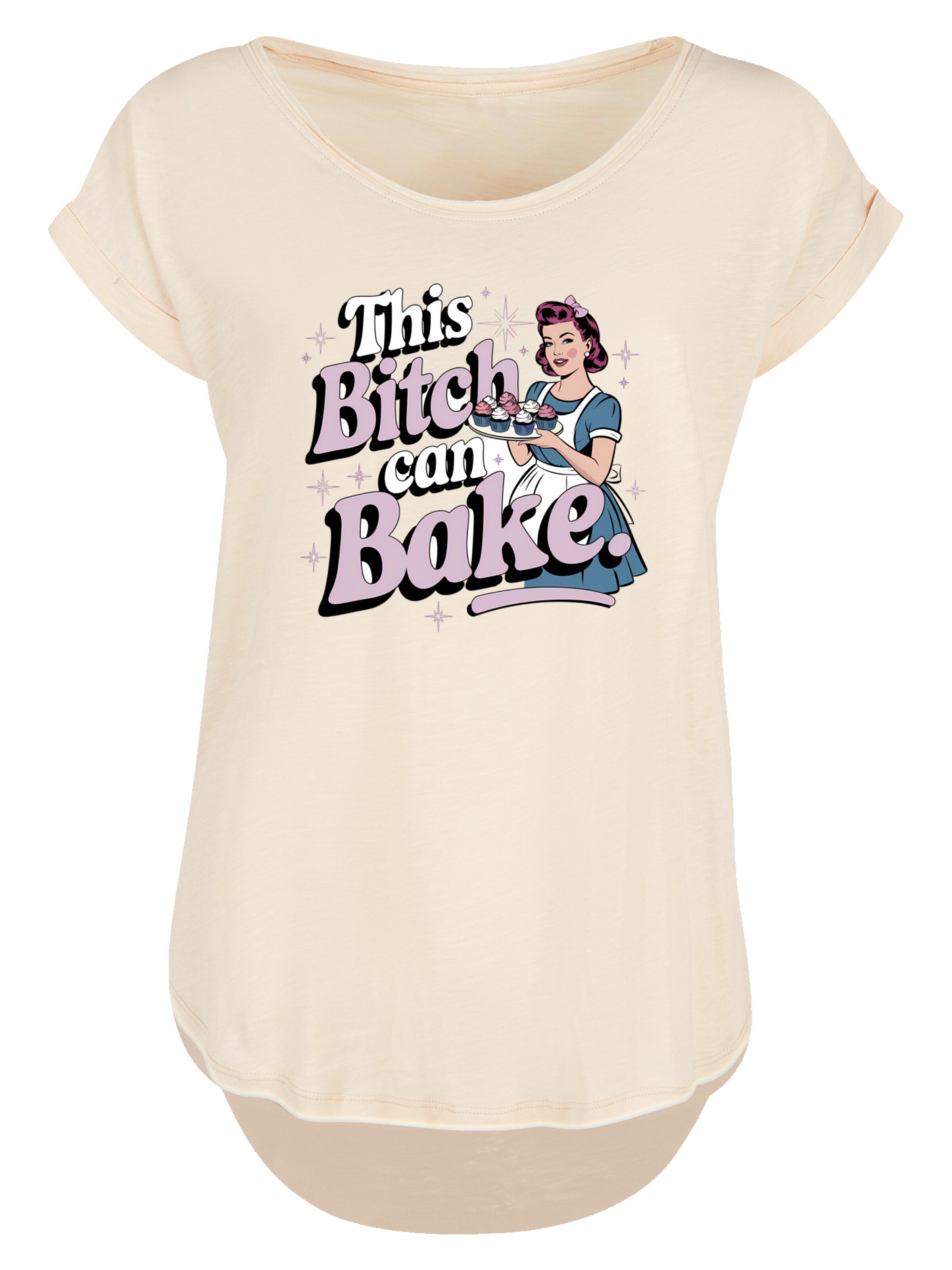 F4NT4STIC Shirt in Beige: front