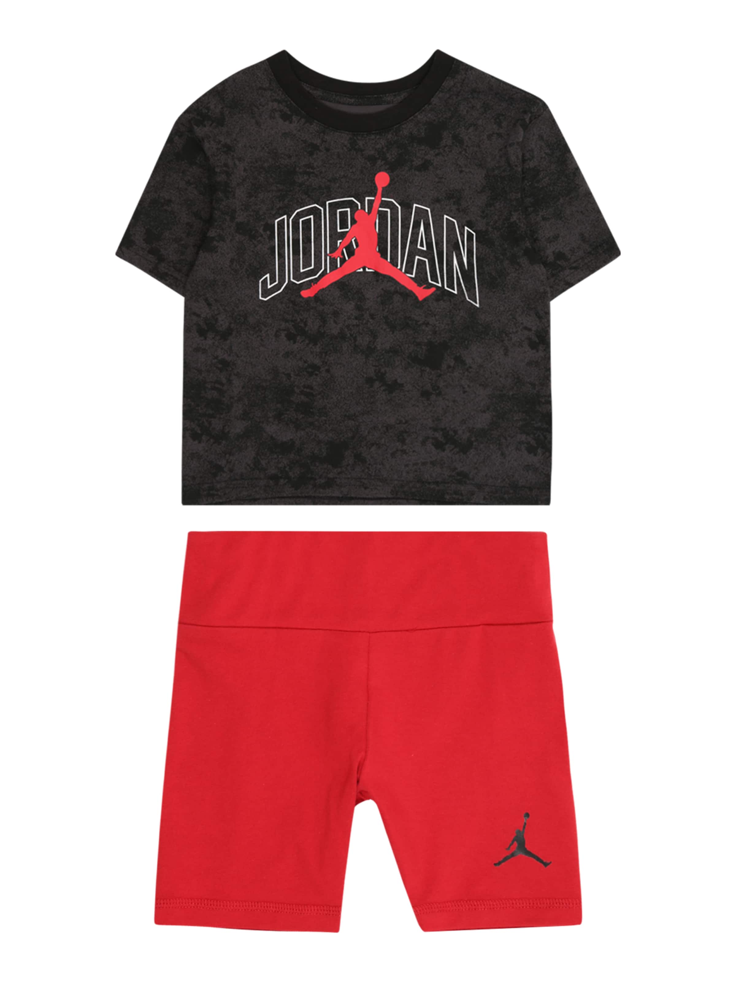 sarkans Jordan Komplekts 'FLIGHT': no priekšpuses