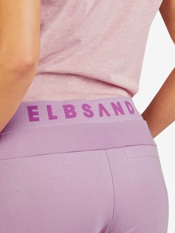 Slimfit Pantaloni 'Brinja' di Elbsand in rosa