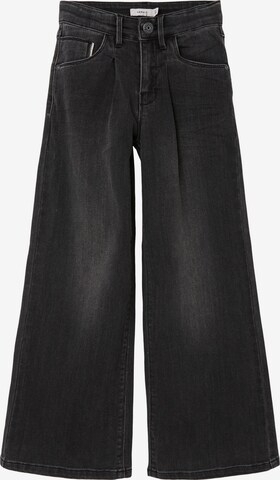 Wide Leg Jean NAME IT en noir : devant