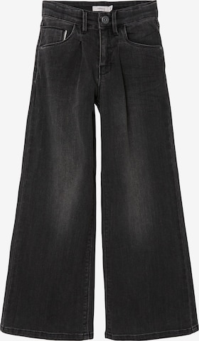 Wide leg Jeans de la NAME IT pe negru: față