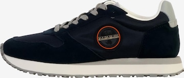 NAPAPIJRI - Calzado deportivo con cordones 'Sun Low-Top-Sneaker aus Leder' en azul: frente
