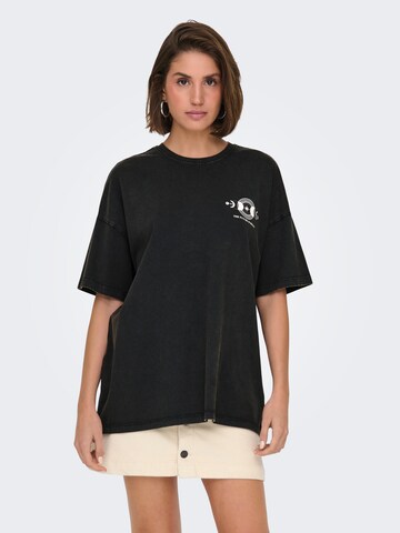 T-shirt ONLY en noir : devant