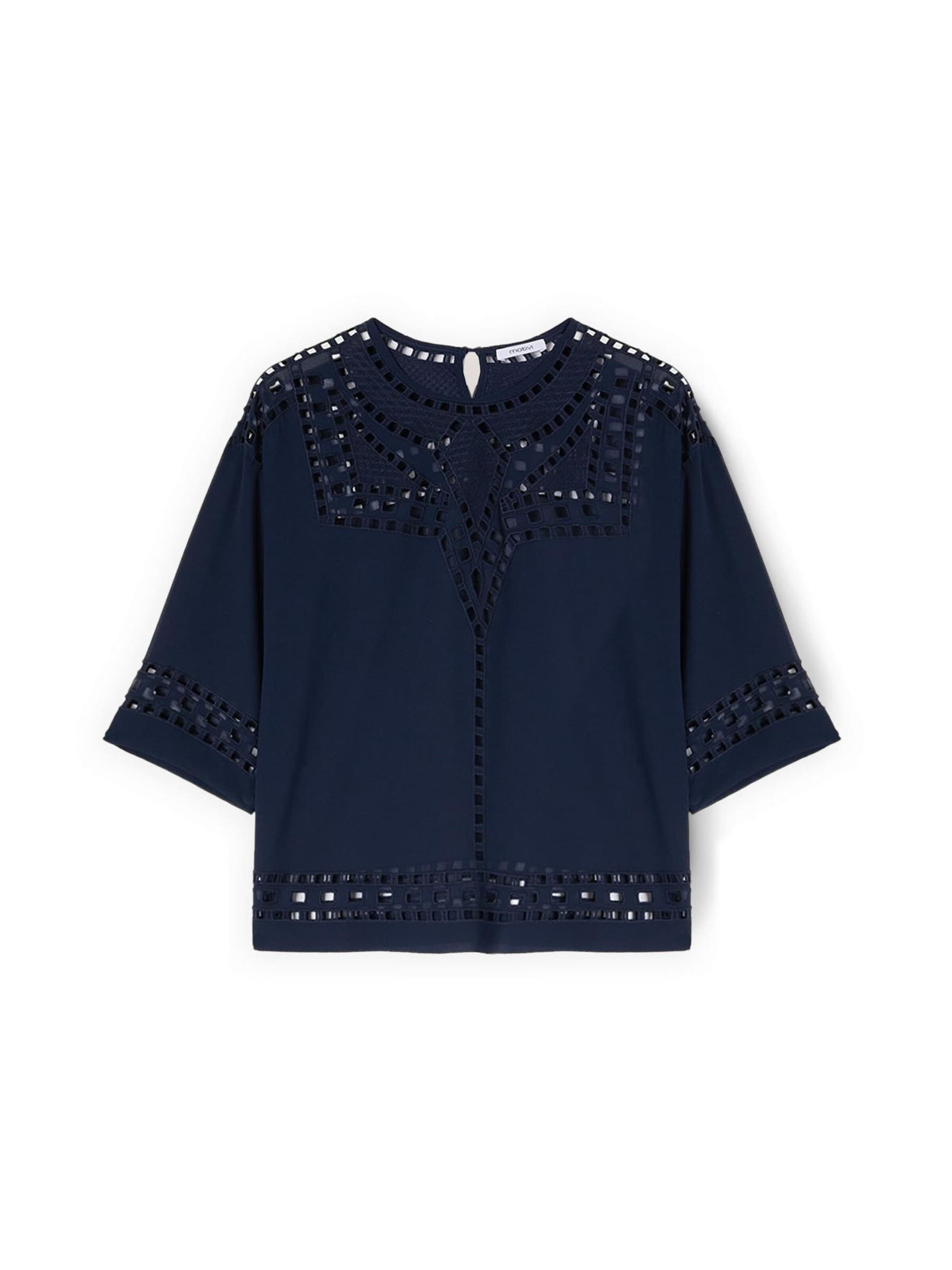 MOTIVI Blouse in Blue: front