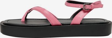 ONLY Sandalen met riem in Roze: voorkant