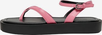 ONLY Sandaler med rem i pink: forside