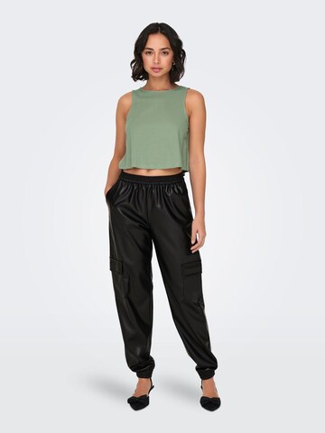 ONLY - Tapered Pantalón cargo 'FADUMA-TANA' en negro