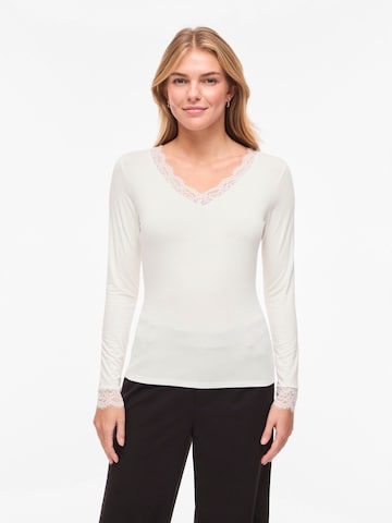 VILA - Camiseta 'VIClura' en blanco: frente